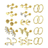 Maxbell Earrings Set Dangle Earrings Geometric Fashion for Birthday Gift Women Girls