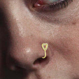 Maxbell 18 Pieces Fake Nose Rings U Shaped Nose Clip Body Jewelry Gifts Fashion Gold