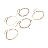 Maxbell 5x Fashion Layered Ankle Bracelets chain Jewelry for beach Summer