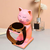 Maxbell Watch Display Stand Figurine Model for Watch Necklace Home office pink