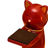 Maxbell Watch Display Stand Figurine Model for Watch Necklace Home office Wine red