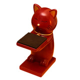 Maxbell Watch Display Stand Figurine Model for Watch Necklace Home office Wine red