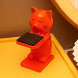 Maxbell Watch Display Stand Figurine Model for Watch Necklace Home office Orange Cat