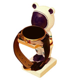 Maxbell Watch Display Stand Figurine Model for Watch Necklace Home office White Bear