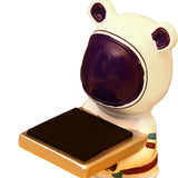 Maxbell Watch Display Stand Figurine Model for Watch Necklace Home office White Bear