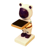 Maxbell Watch Display Stand Figurine Model for Watch Necklace Home office White Bear
