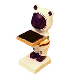 Maxbell Watch Display Stand Figurine Model for Watch Necklace Home office White Bear