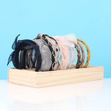Maxbell Wood Headband Holder Bracelets Storage Display Box Lightweight Size S
