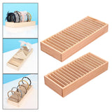 Maxbell Wood Headband Holder Bracelets Storage Display Box Lightweight Size S