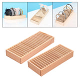 Maxbell Wood Headband Holder Bracelets Storage Display Box Lightweight Size S