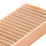 Maxbell Wood Headband Holder Bracelets Storage Display Box Lightweight Size L