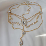 Maxbell Head Chain Bohemian Glamorous Layering for Halloween Costume Wedding Bride
