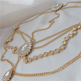 Maxbell Head Chain Bohemian Glamorous Layering for Halloween Costume Wedding Bride