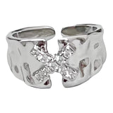 Maxbell Creative Punk Adjustable Opening Rings Jewelry for Halloween Women/Men Decor Style A