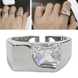 Maxbell Creative Punk Adjustable Opening Rings Jewelry for Halloween Women/Men Decor Style C