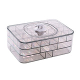 Maxbell Portable Acrylic Jewelry Storage Box Durable for Bedroom Container Necklace C