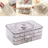 Maxbell Portable Acrylic Jewelry Storage Box Durable for Bedroom Container Necklace C