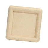 Maxbell Fashion Velvet Square Jewerlry Tray Glasses Holder for Home Stores Closet Khaki S
