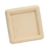 Maxbell Fashion Velvet Square Jewerlry Tray Glasses Holder for Home Stores Closet Khaki S