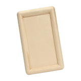 Maxbell Fashion Velvet Square Jewerlry Tray Glasses Holder for Home Stores Closet Khaki L