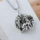 Maxbell vintage Angel Necklace Jewelry Charms for Valentine'S Day Halloween