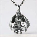 Maxbell vintage Angel Necklace Jewelry Charms for Valentine'S Day Halloween
