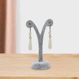 Maxbell Earring Display Stand Earring Holder Showcase Jewelry Display for Jewelry Gray