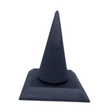 Maxbell ring Stand PU Velvet Showcase for Gift Shopping Mall Retail Stores Dark Grey