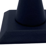 Maxbell ring Stand PU Velvet Showcase for Gift Shopping Mall Retail Stores Black