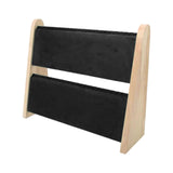 Maxbell Necklace Display Stand Storage Holder Easel Organizer for Dresser Home Decor Black