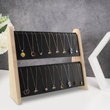 Maxbell Necklace Display Stand Storage Holder Easel Organizer for Dresser Home Decor Black