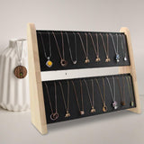 Maxbell Necklace Display Stand Storage Holder Easel Organizer for Dresser Home Decor Black