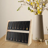 Maxbell Necklace Display Stand Storage Holder Easel Organizer for Dresser Home Decor Black