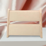 Maxbell Necklace Display Stand Storage Holder Easel Organizer for Dresser Home Decor Beige