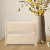 Maxbell Necklace Display Stand Storage Holder Easel Organizer for Dresser Home Decor Beige