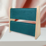 Maxbell Necklace Display Stand Storage Holder Easel Organizer for Dresser Home Decor Dark Green