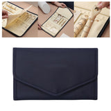 Maxbell Travel Jewelry Organizer Case Roll Bag Soft for Watches Brooches Ear Studs