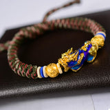 Maxbell Braided Bracelets Popular Charms Jewelry Decorate for Adult Men Souvenir Green red