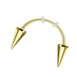 Maxbell Teeth Jewelry Fashion Piercing Ornament for Costume Party Halloween Golden