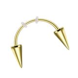 Maxbell Teeth Jewelry Fashion Piercing Ornament for Costume Party Halloween Golden