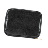 Maxbell PU Leather Watch Bands Storage Bag Tote Hold 8 Watch Straps Waterproof Black