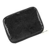 Maxbell PU Leather Watch Bands Storage Bag Tote Hold 8 Watch Straps Waterproof Black