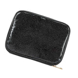 Maxbell PU Leather Watch Bands Storage Bag Tote Hold 8 Watch Straps Waterproof Black