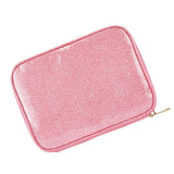 Maxbell PU Leather Watch Bands Storage Bag Tote Hold 8 Watch Straps Waterproof Pink