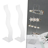 Maxbell 2x Hair Clip Rack Hair Pin Display stand Storage Barrettes for Home Clear