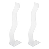 Maxbell 2x Hair Clip Rack Hair Pin Display stand Storage Barrettes for Home Clear