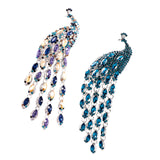 Maxbell Brooch Pin Rhinestone Party Office Brooch Pin Suit Corsage Elegant Decor Purple