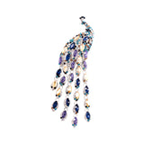 Maxbell Brooch Pin Rhinestone Party Office Brooch Pin Suit Corsage Elegant Decor Purple