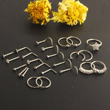 Maxbell 24x Fashion Nose Rings Nose studs Shape Nose Studs Nose Piercing Jewelry