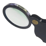 Maxbell Jewelry Magnifier Hand Loupe with Protective Sheath for Jewelry Detection  Magnification 8X